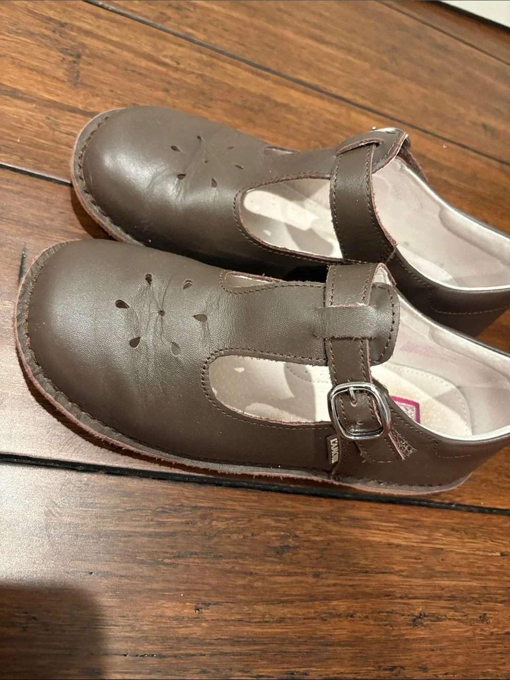 Lamour Brown T-Strap Mary Jane Shoes Youth4